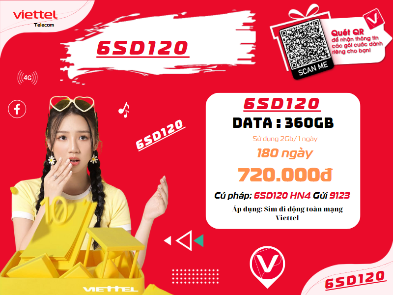 Gói 6SD120 Viettel
