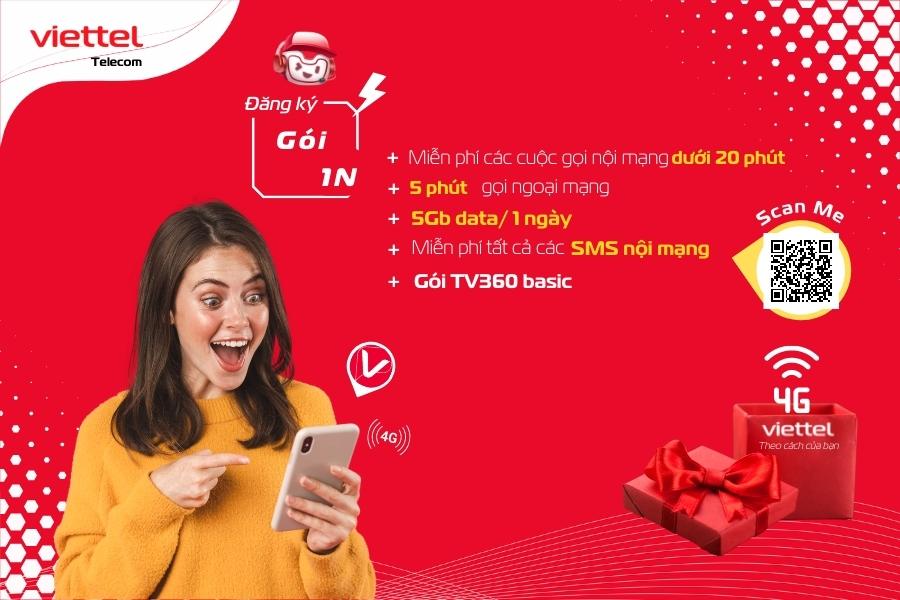 Gói cước 1N của Viettel