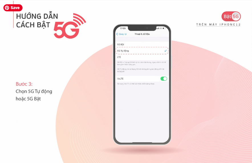 Iphone 12 bật 5G như thế nào?