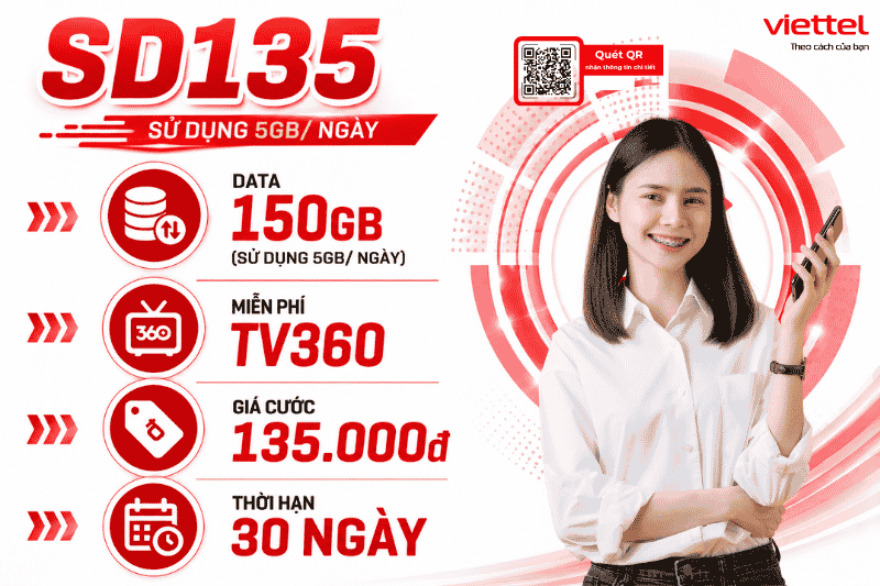 Gói SD135 Viettel