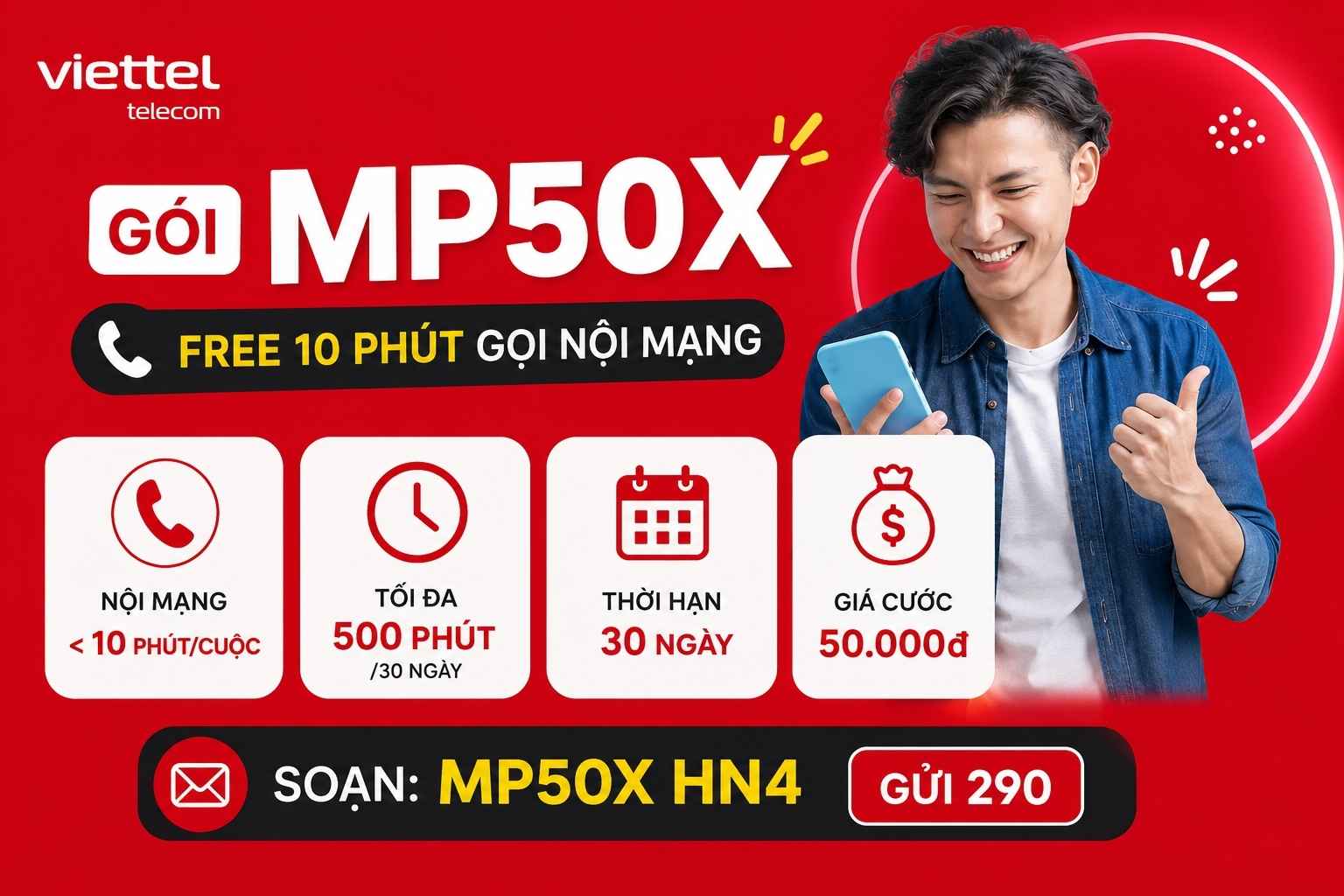 Gói MP50X Viettel